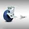 Service Caster 5 Inch SS Solid Poly Caster with Roller Bearing and Brake/Swivel Lock SCC SCC-SS30S520-SPUR-TLB-BSL - alternate 4